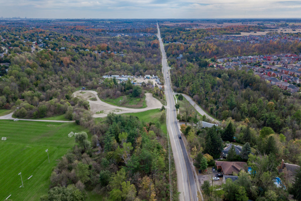Georgetown, Ontario Aerial View