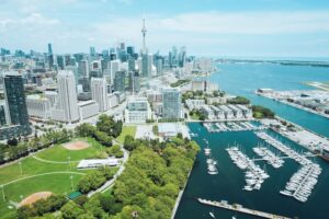 View of Toronto during a sunny day