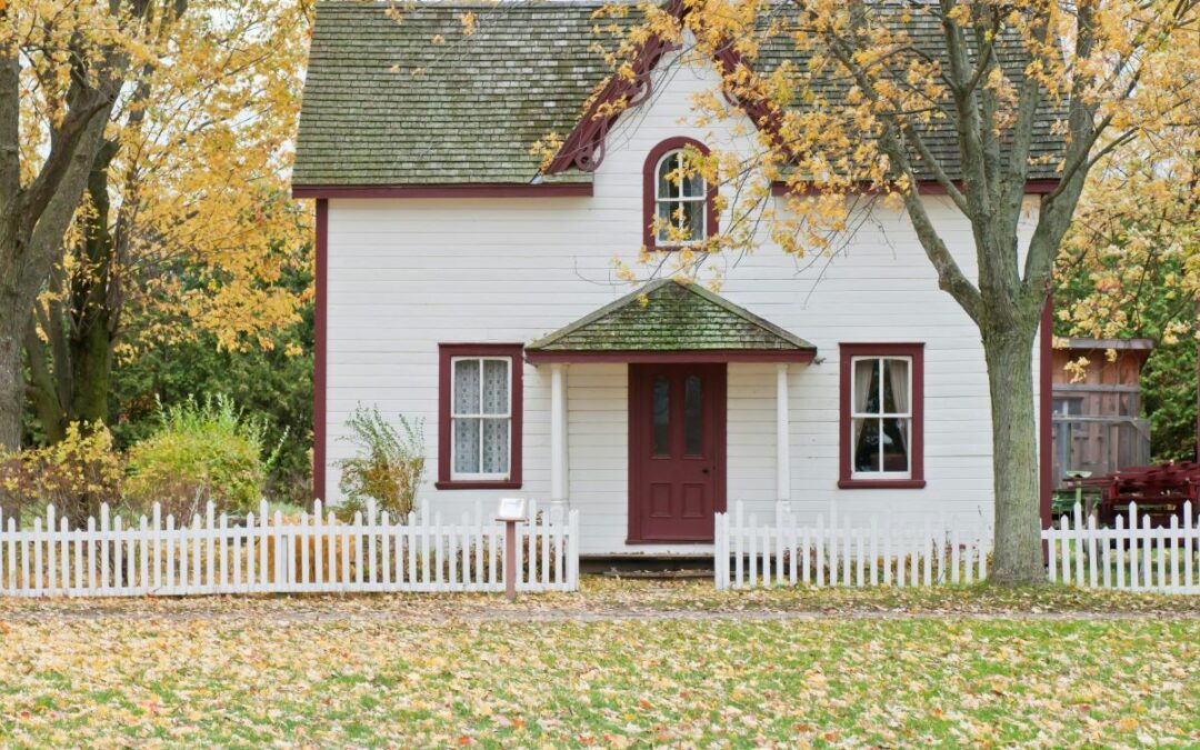 House in fall